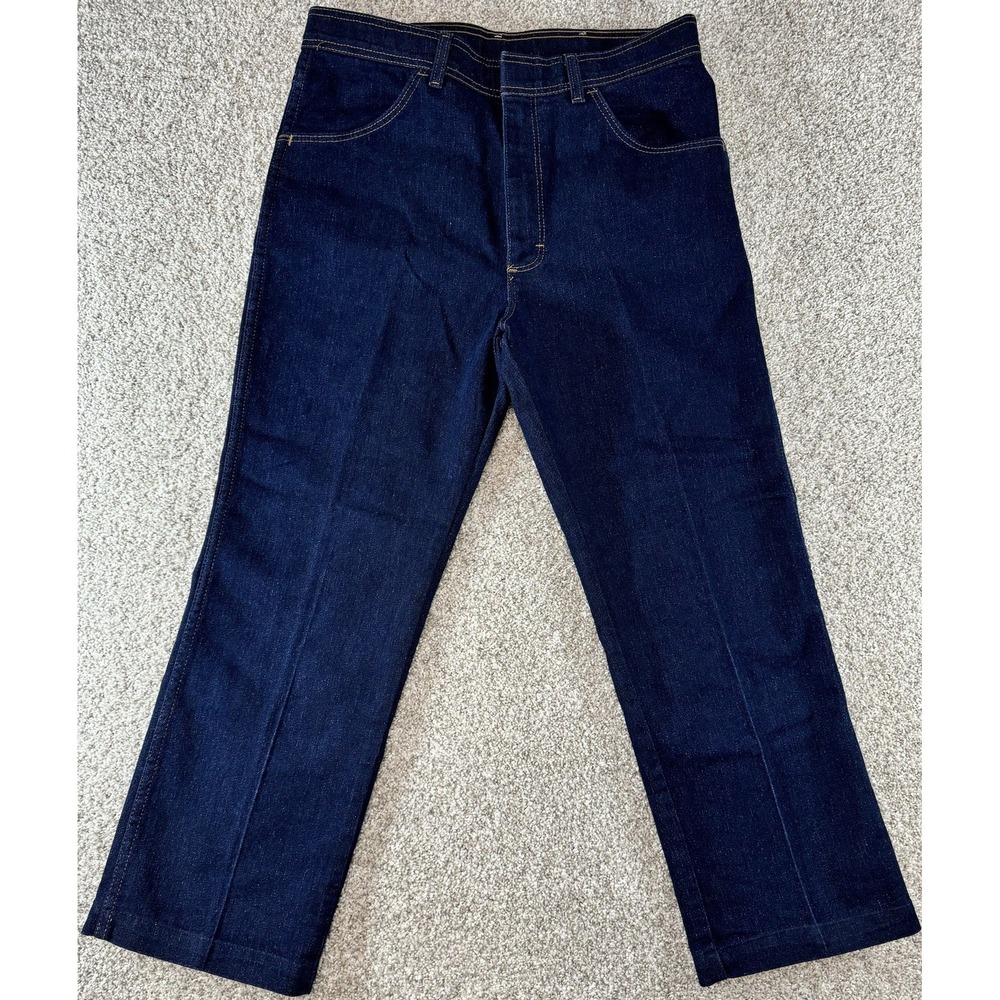 Comfort Action Sports Mens Denim Jeans *MINT* #88150NV Size 34x32